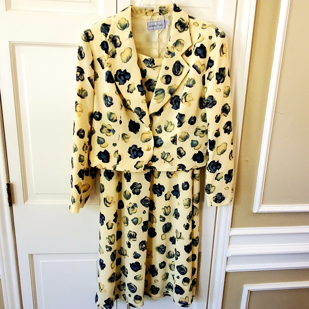 Howard Wolf Dress and Jacket Set Size 12